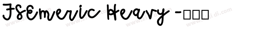 FSEmeric Heavy字体转换